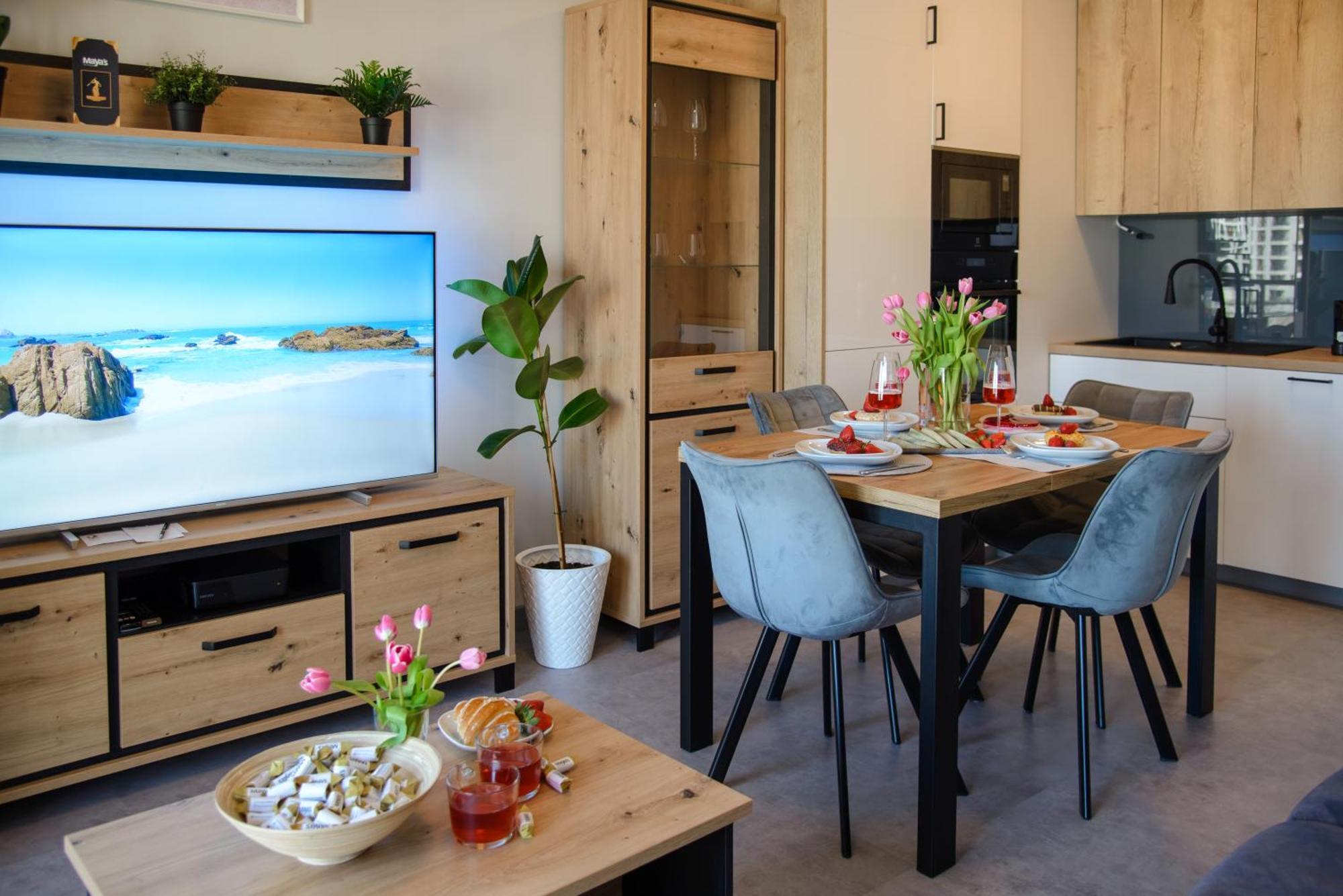 Maya'S Flats & Resorts 104 - Letnica Apartment 格但斯克 外观 照片